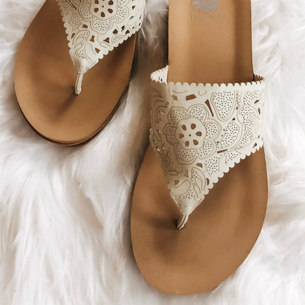 YELLOWBOX Crayla Sandals in Ivory - Picture 5 of 15